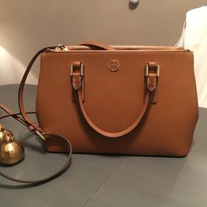 Tory Burch cognac/tan/camel purse